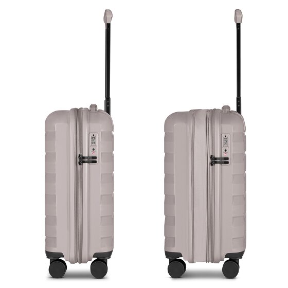 d&n South Dakota 4 wheels Cabin trolley S 56 cm with expansion pleat