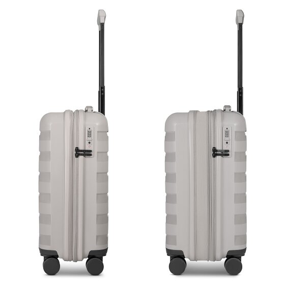 d&n South Dakota 4 wheels Cabin trolley S 56 cm with expansion pleat