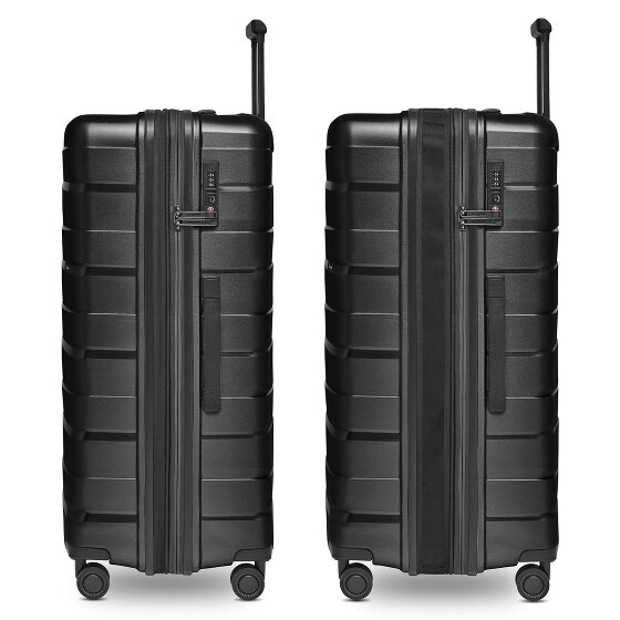 Bergpfeil Travel 4-wheeled trolley L 75 cm with expansion fold