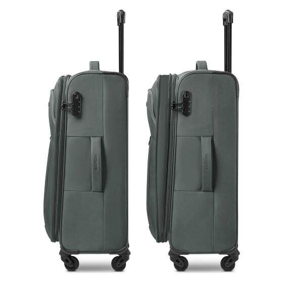 Police San Francisco 4 wheels Suitcase set 3-piece Expandable