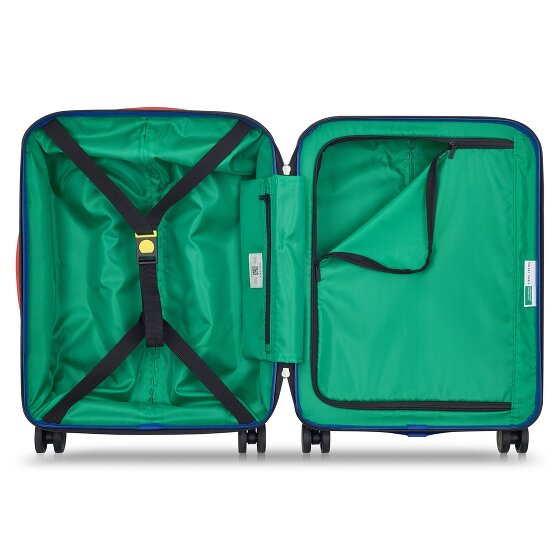 Delsey Paris x United Colors of Benetton United 4-wheel cabin trolley 55 cm