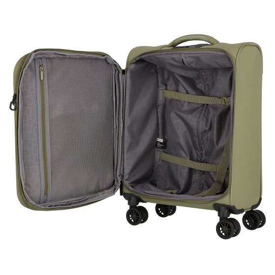 Jump Monthélys 4 wheels Cabin trolley 55 cm with expansion pleat