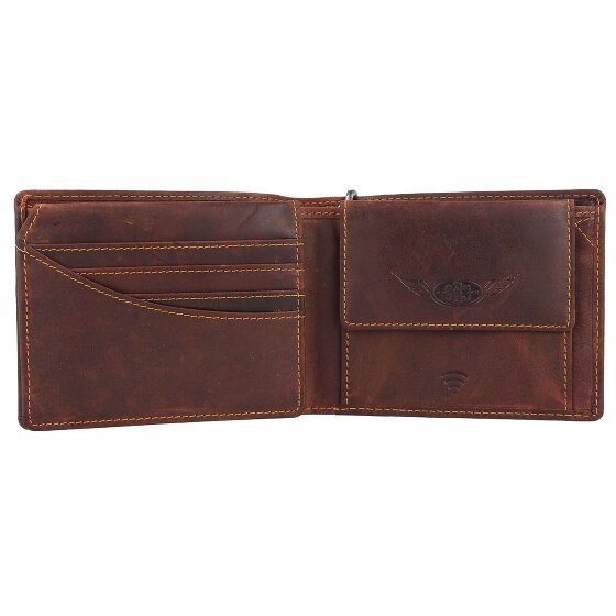 Greenburry Racing Collection Darlington wallet RFID leather 12 cm Greenburry Racing Collection Darlington wallet RFID leather 12 cm