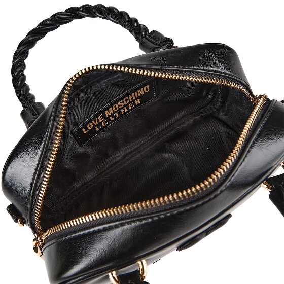 Love Moschino Nero Handbag Genuine Leather 21 cm