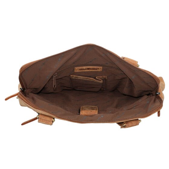 Greenburry Vintage briefcase leather 37 cm laptop compartment