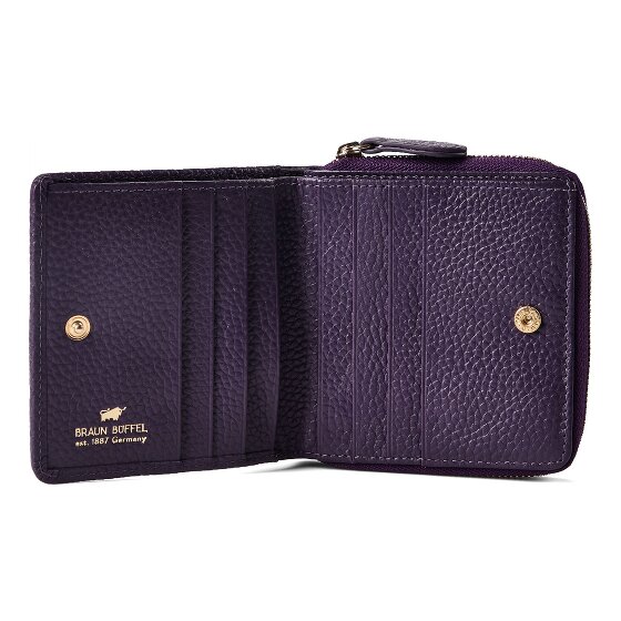 Braun Büffel Asti Wallet RFID protection Genuine Leather 10 cm