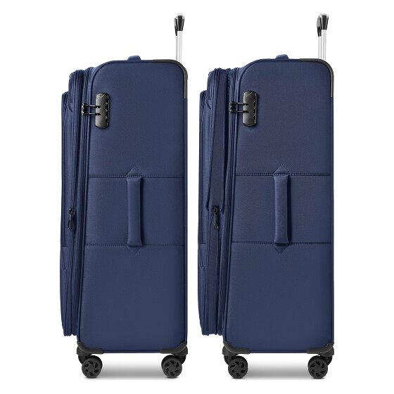 Franky Melbourne 3.0 4-wheel suitcase set, 3-piece, with stretch fold