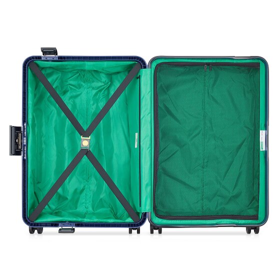 Delsey Paris x United Colors of Benetton Color Block Hardside 4-wheel trolley 67 cm