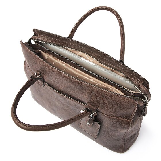 Castelijn & Beerens Carisma Shopper Bag RFID protection Genuine Leather 41 cm Laptop compartment