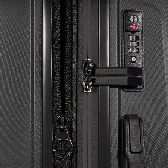 Redolz Essentials 14 4 wheels Suitcase set 3-piece with expansion pleat