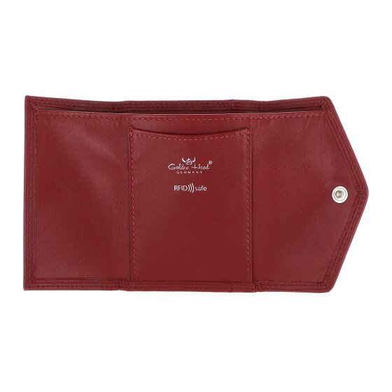 Golden Head Polo Wallet RFID protection Genuine Leather 10 cm