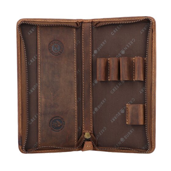 Greenburry Vintage pencil case leather 8.5 cm