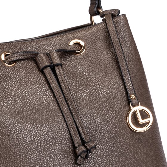 L.Credi Ebony Bucket bag 28 cm