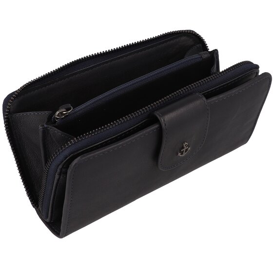 Harbour 2nd Anchor Love Felina Wallet RFID protection Leather 19 cm