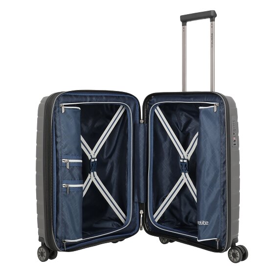 Travelite Air Base 4 wheels Cabin trolley 55 cm with expansion pleat