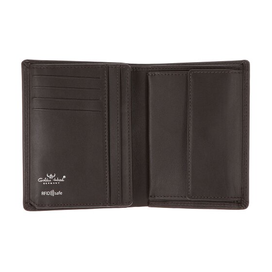 Golden Head Polo Wallet RFID protection Genuine Leather 9 cm