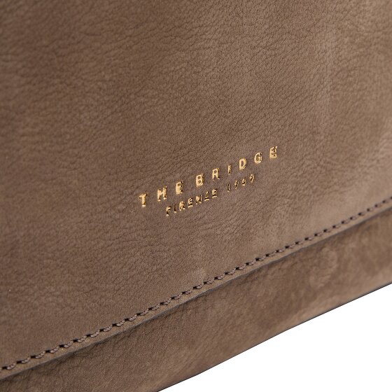 The Bridge Luce Soft Shoulder Bag Genuine Leather 37 cm