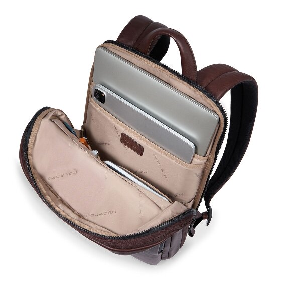Piquadro Harper Daypack Leather 38 cm Laptop compartment