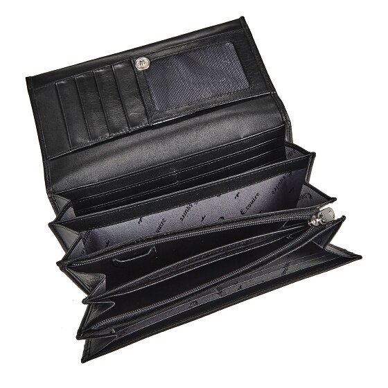 Esquire Silk Wallet RFID protection Genuine Leather 18.5 cm