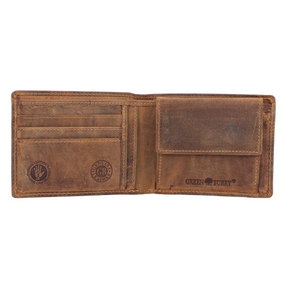 Greenburry Vintage wallet RFID leather 13 cm