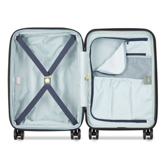 Delsey Paris Longitude 4 wheels Cabin trolley 55 cm with expansion pleat