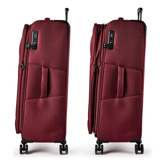 d&n Travel Line 9804 4 wheels Trolley L 78 cm Expandable