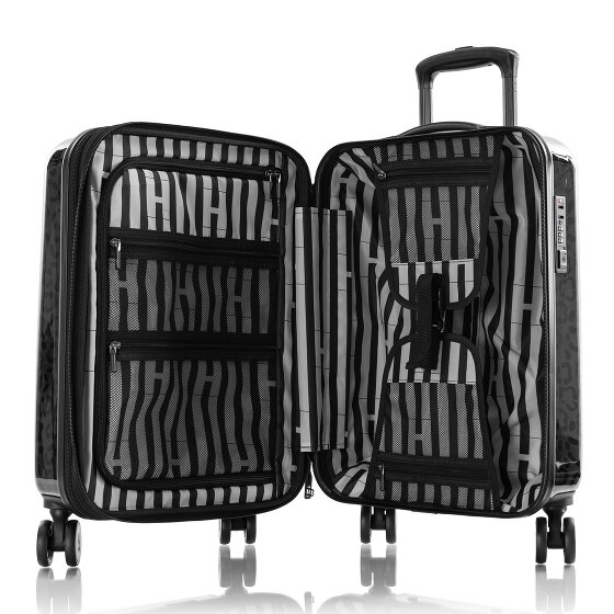 Heys Black Camo 4 wheels Cabin trolley S 53 cm with expansion pleat