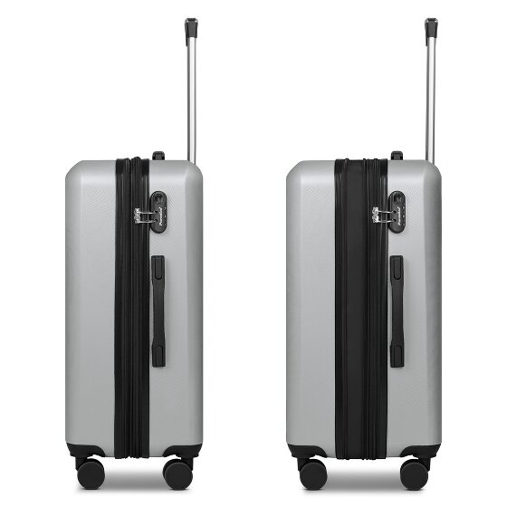 Check.In Paradise 2.0 4 wheels Suitcase set 3-piece with expansion pleat