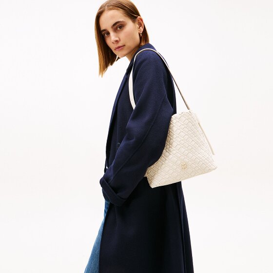 Tommy Hilfiger TH Braided Shoulder Bag 25 cm