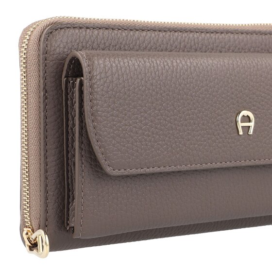 Aigner Clutch purse Genuine Leather 20 cm