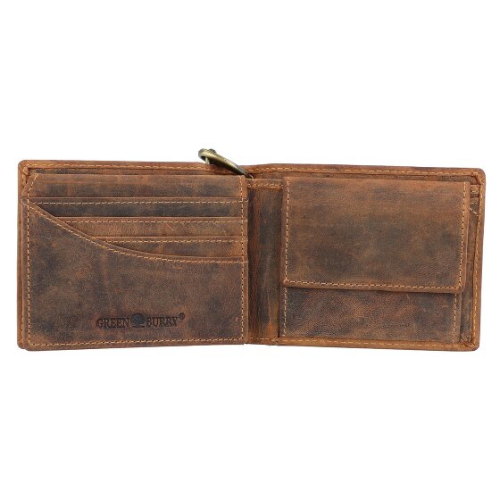 Greenburry Vintage wallet RFID leather 12 cm