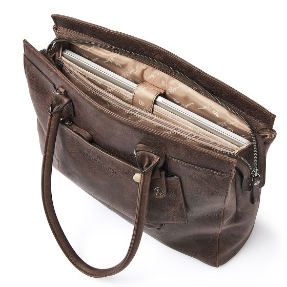 Castelijn & Beerens Carisma shoulder bag RFID leather 38 cm laptop compartment