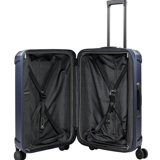 Travelite Millennium 4 wheels Suitcase set 3-piece with expansion pleat