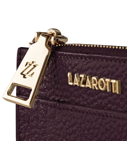 Lazarotti Bologna Leather key case Cardholder leather 11.5 cm with air tag compartment