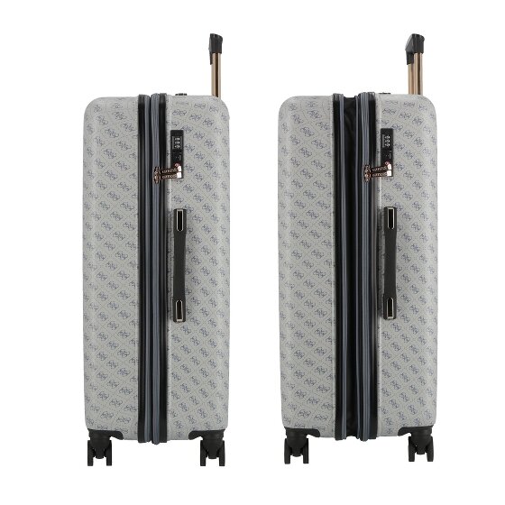 Guess Jesco 4 wheels Trolley 77 cm with expansion pleat