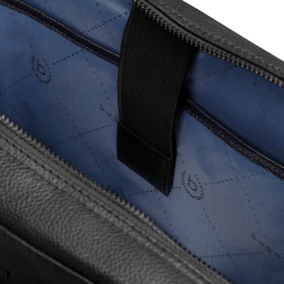 Bugatti Black Briefcase Leather 39 cm Laptop compartment
