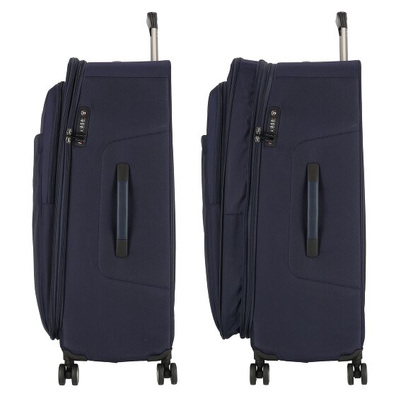 Piquadro Brief 4 wheels Trolley 78 cm with expansion pleat