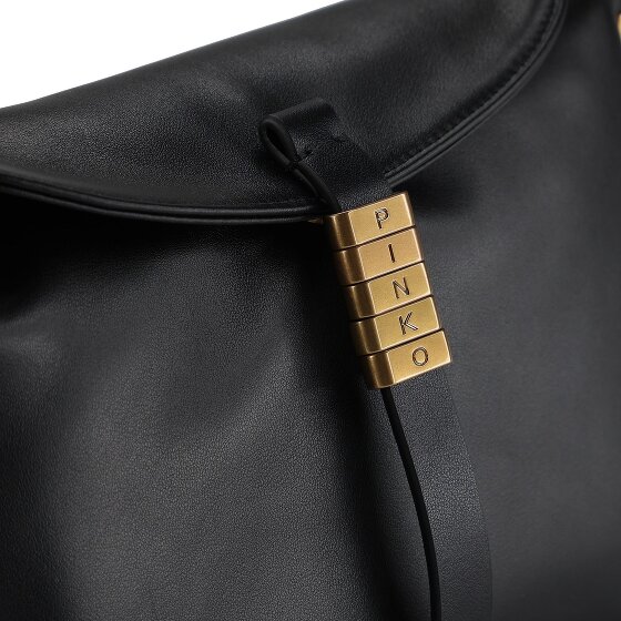 PINKO Saddle Shoulder Bag Leather 23 cm
