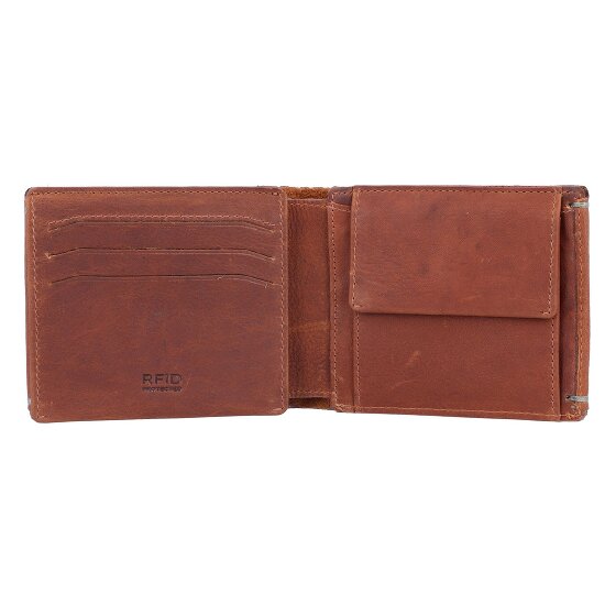 Burkely Antique Avery wallet RFID leather 12 cm