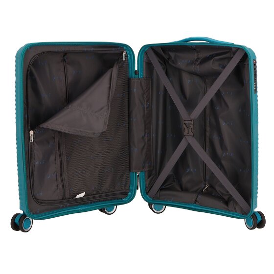 d&n Travel Line 4200 4 wheels Cabin trolley S 55 cm