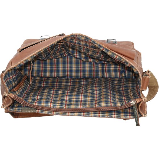 aunts & uncles Hunter Finn briefcase leather 40 cm laptop compartment