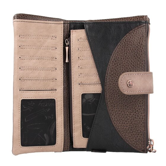 Anekke Shoen Black Wallet RFID protection 20 cm