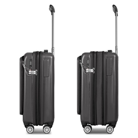Bric's Cervia 2.0 4 wheels Cabin trolley S 55 cm Laptop compartment with expansion pleat