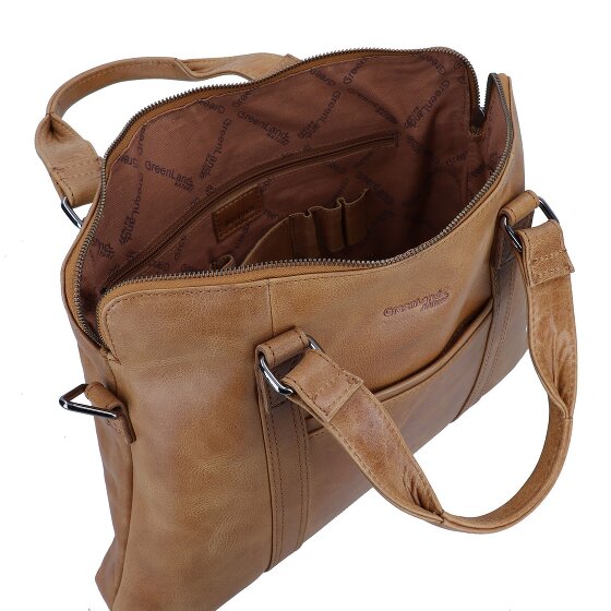 Greenland Nature Light Briefcase Genuine Leather 38 cm Laptop compartment