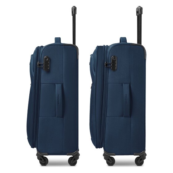 Police San Francisco 4 wheels Suitcase set 3-piece Expandable