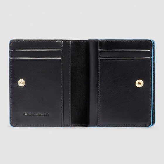 Piquadro Blue Square Wallet RFID protection Leather 11 cm