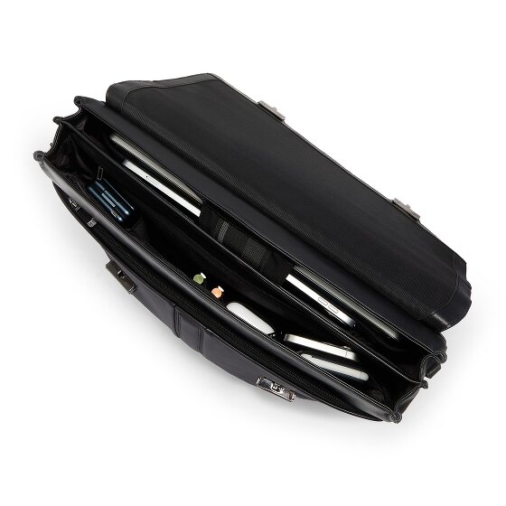 Piquadro Victor Briefcase RFID protection Genuine Leather 42 cm Laptop compartment