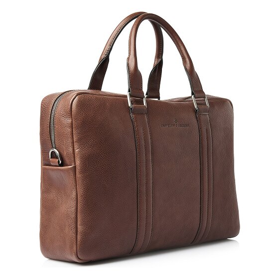 Castelijn & Beerens Briefcase RFID protection Genuine Leather 40 cm Laptop compartment