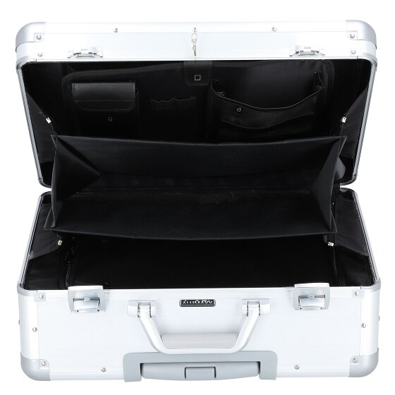 Alumaxx 2-Wheeled briefcase with Aluminum Laptop Compartment, 37 cm