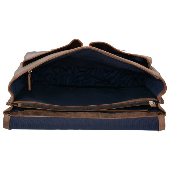 Leonhard Heyden Salisbury briefcase leather 39 cm laptop compartment
